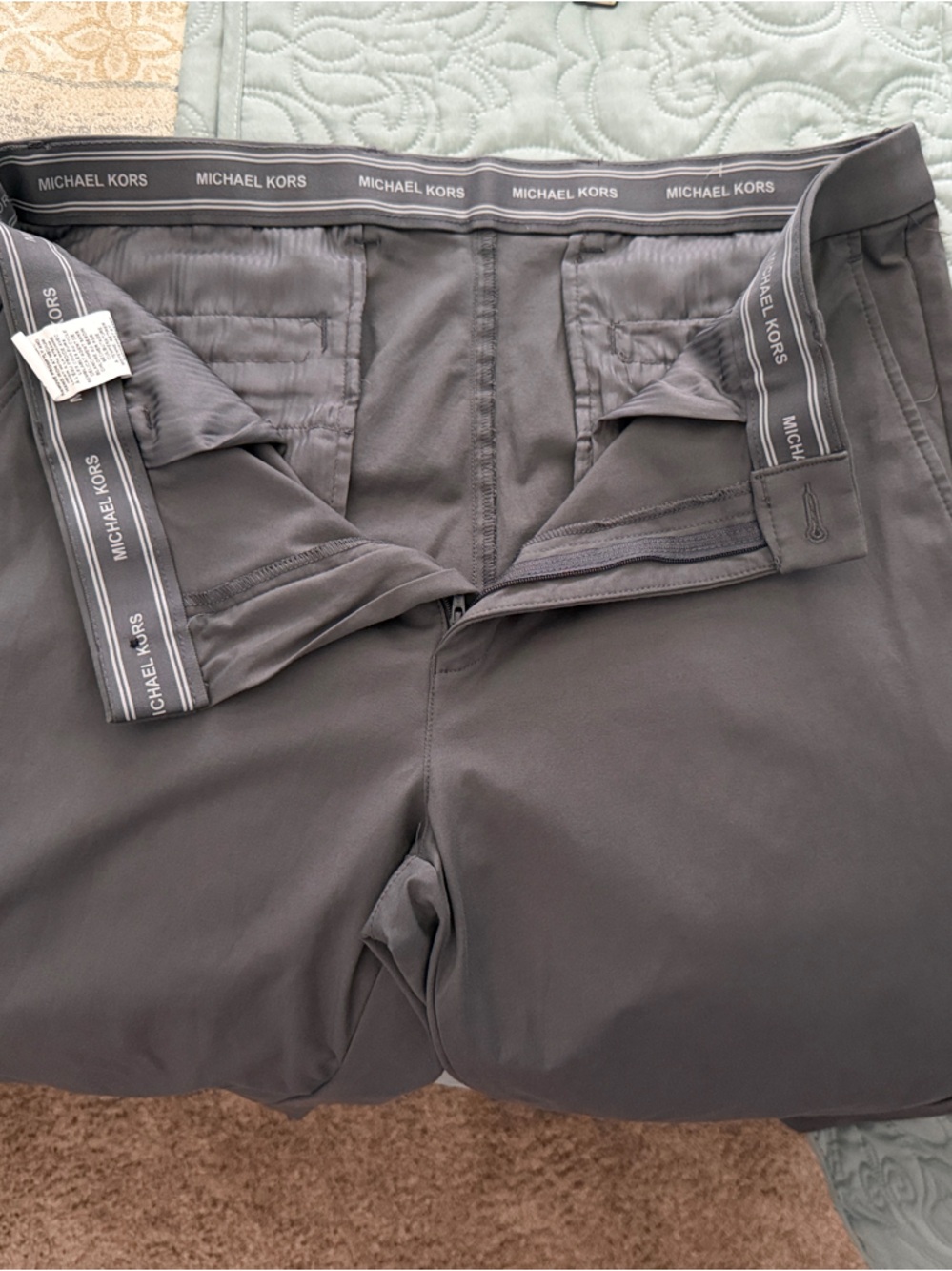 Michael Kors Charcoal Gray Performance pants
